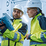 Al Arabia team at commercial work site UAE